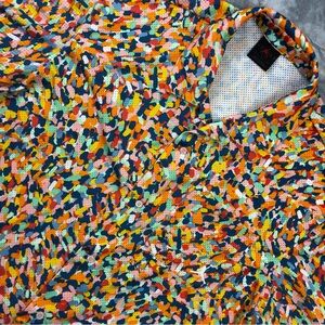 Jordan Essentials Poolside Shirt Size XL Button Up Short Sleeve Colorful Jumpman